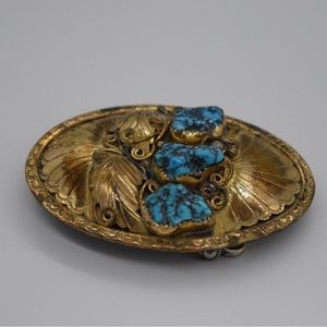 Roman Indian Art Belt Buckle